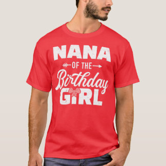 Nana från födelsedagsdotterns matchande familj t shirt