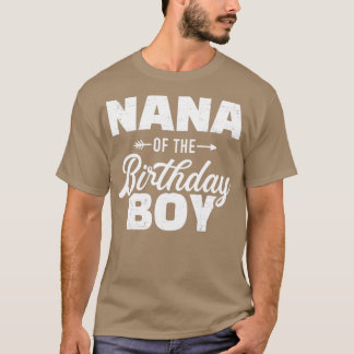 Nana från födelsedagspojken, son som matchar famil t shirt