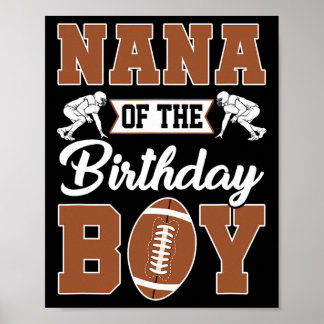 Nana från Party-familjens födelsedagsbarn i fotbol Poster