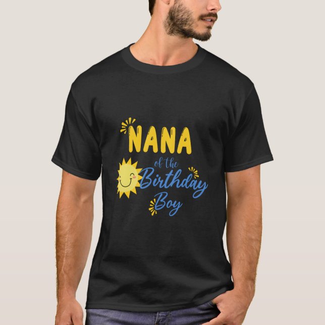 Nana från Sunshine 1:a födelsedagen: Sunshine Boy  T Shirt (Framsida)