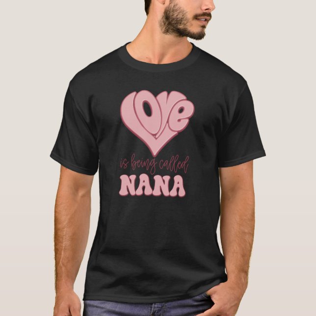 Nana from Grandchildren Nana for Women Nana T Shirt (Framsida)