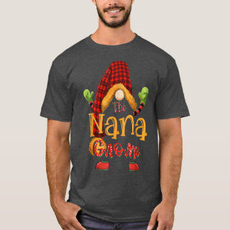 Nana gnome christmas pajamas passande familjegrupp t shirt