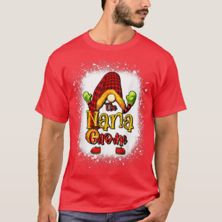 Nana gnome christmas pajamas passande familjegrupp t shirt