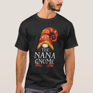 Nana Gnome-familjens matchande jularrangemang i gr T Shirt