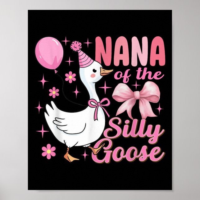 Nana Goose på den slumrande födelsedagskalan Fa Poster (Framsidan)