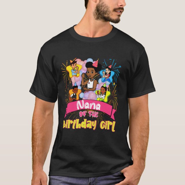 Nana Gracie s Corner Birthday Dolls Cute Party Gif T Shirt (Framsida)