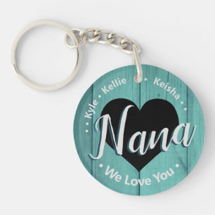 Nana Grand Children Personlig Namn Vi Kärlek You