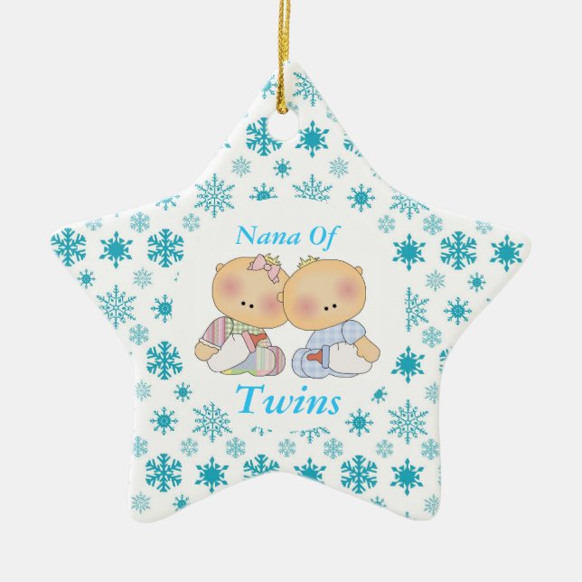 Nana Grandma of Twillingars Star Ornament Gift (Framsidan)
