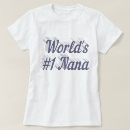 Nana grått Mors dag T Shirt