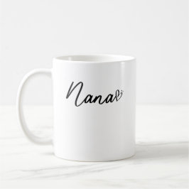 Nana, Gravid Annoucement Grandparent, Best Nana Kaffemugg