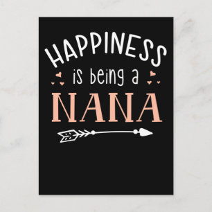 Nana Happiness Family Grandmor Kärlek Vykort