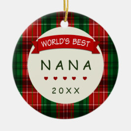 Nana Helgdag Play-julklappen Julgransprydnad Keramik