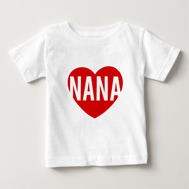 Nana hjärta tee shirt (Framsida)