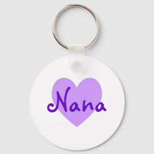 Nana i Lila Nyckelring