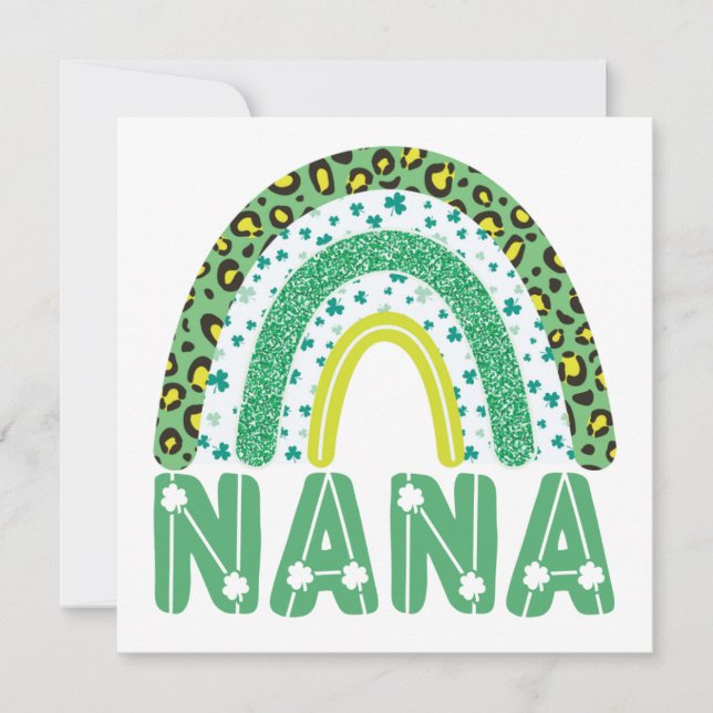 Nana Irish Grandmor St patricks day Grandma Mamma (Framsida)