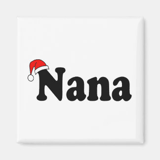 Nana jul Santa Hat Magnet