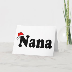 Nana julSanta hatt Helgkort