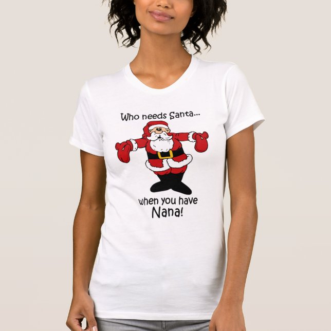 Nana jult-skjorta t-shirt (Framsida)