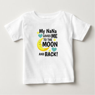 NaNa Kärlek Jag till Måne och bak T Shirt