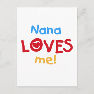 Nana Kärlek Me T-shirts och gåvor Vykort