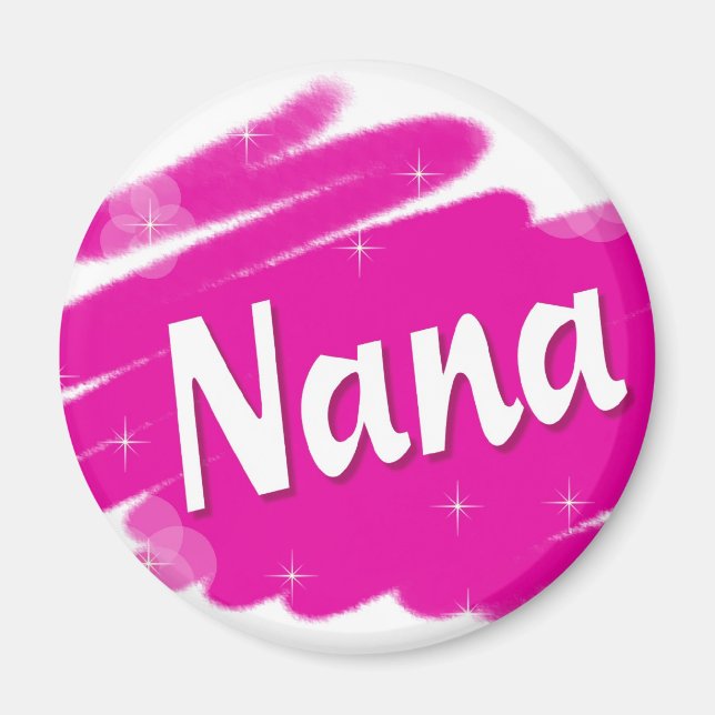 Nana Kärlek Rosa Magnet (Framsidan)
