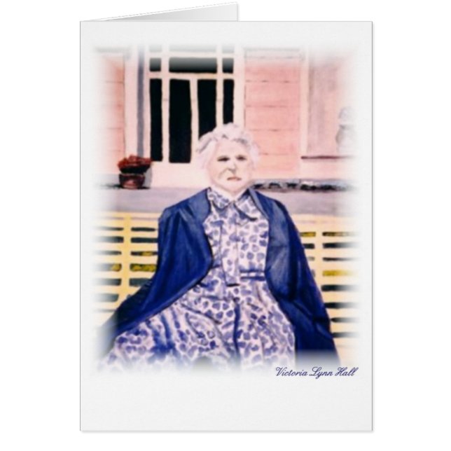 "Nana" konstkort Hälsningskort (Framsidan)