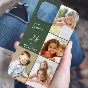 Nana Life är Best Life 4 Photo Collage Grönt