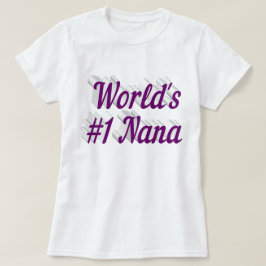 Nana lila Mors dag T Shirt