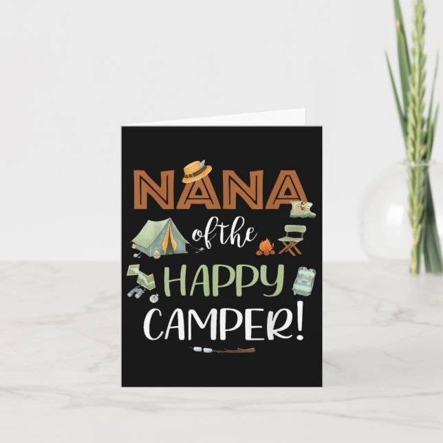 Nana Lycklig Camper första födelsedagskampanj Mo Kort (Framsida)