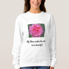 Nana Makes World Bevackra Rosa ros farmor T Shirt