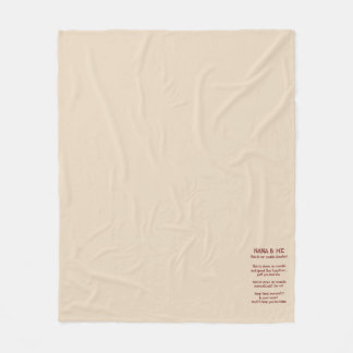 Nana & Me Cuddle Blanket Fleecefilt