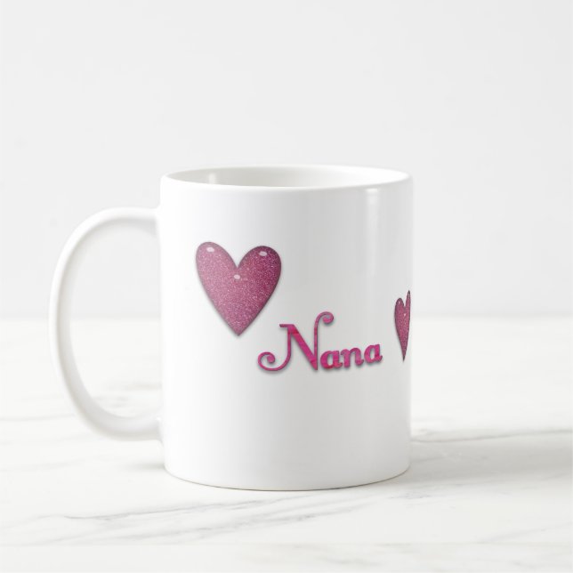 Nana med Hearts Kaffemugg (Vänster)