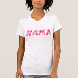 Nana med Shock rosa Hjärter Inside Women's Tee