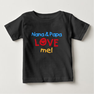 Nana och Pappa Kärlek Me Tee