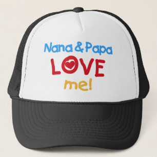 Nana och pappan älskar mig truckerkeps
