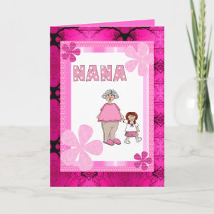 Nana och sondotterkort kort