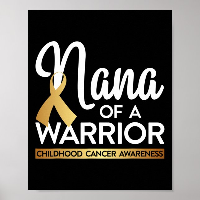 Nana of a Warrior Childnature Cancer Guld Poster (Framsidan)