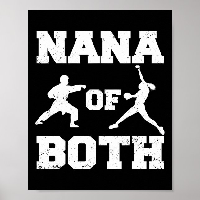 Nana of Både Funny Softll and Karate Nana Poster (Framsidan)