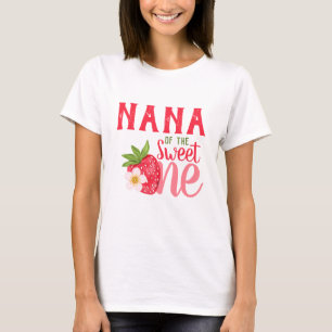 Nana of Sweet One Strawberry 1:a födelsedagen Part T Shirt