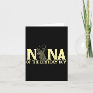 Nana of the Birthday Boy Hjort Hunter Camouflage F Kort