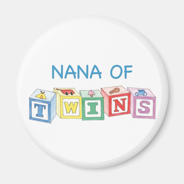 Nana of Twillingars Blocks Magnet (Framsidan)