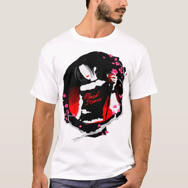 Nana Osaki Black Stones Manga Anime T Shirt (Framsida)