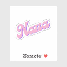 Nana Rosa Cursive Grandma Grammy Klistermärken