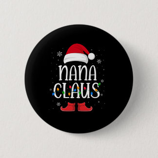 Nana Santa Claus Hat With Xmas Light Christmas Knapp