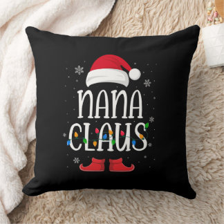Nana Santa Claus Hat With Xmas Light Christmas Kudde