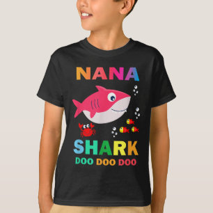 Nana Shark Tröja, Fars Dagsk gift från fru son D T Shirt