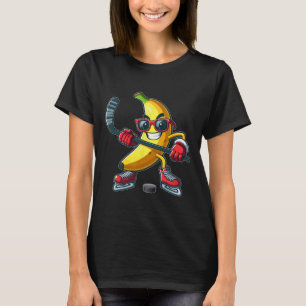 Nana Sungles spelar hockey rolig frukt sport spel T Shirt