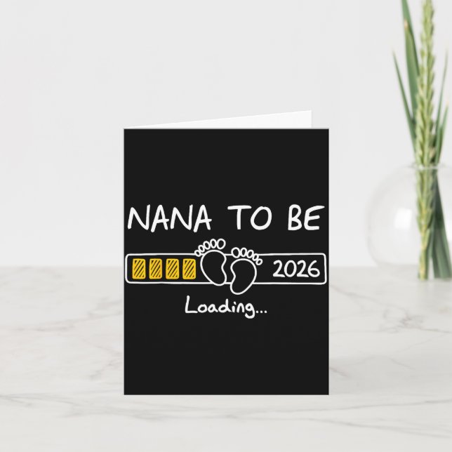 Nana To Be 2026 Loading Nana Est 2026  Kort (Framsida)