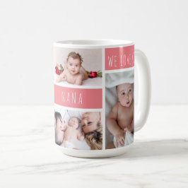 Nana Vi Kärlek din fotosamling Kaffemugg