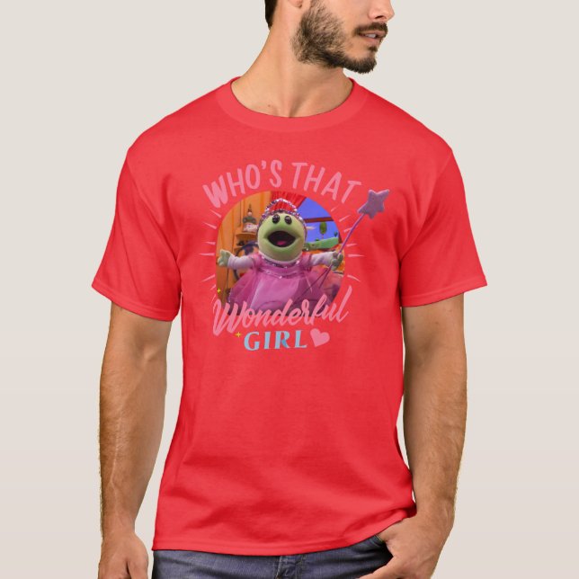 Nanalan Whoshat Underbar Tjej Show Monster Skoj T Shirt (Framsida)